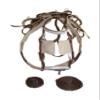 SHOWMEN CRAFT Beige/Brown Synthetic Nylon Horse Driving Harness For Single Horse (SHETLAND) view 1