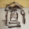 SHOWMEN CRAFT Beige/Brown Synthetic Nylon Horse Driving Harness For Single Horse (SHETLAND) view 2