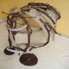SHOWMEN CRAFT Beige/Brown Synthetic Nylon Horse Driving Harness For Single Horse (SHETLAND) view 3