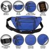 Women Men Fanny Pack Belt Bag Zipper Waist Pouch Casual Outdoor Travel Crossbody Shoulder Purse view 2