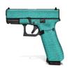 Decal Grip for Glock 19X / Glock 45 (Reptilian - Teal Blue) view 1