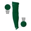 1 Pair Nxtrnd Compression Arm Sleeves for Men, Breathable Football, Basketball, Baseball Accessory, Adult & Kids (Medium, Dark Green) view 3
