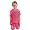 ORKY Kid Customize Soccer Jersey, Quick Dry Sublimation Boy Futbol Shirt Short Set, Personalize Name Girl Team Uniform Freeze(Pink160cm) view 1