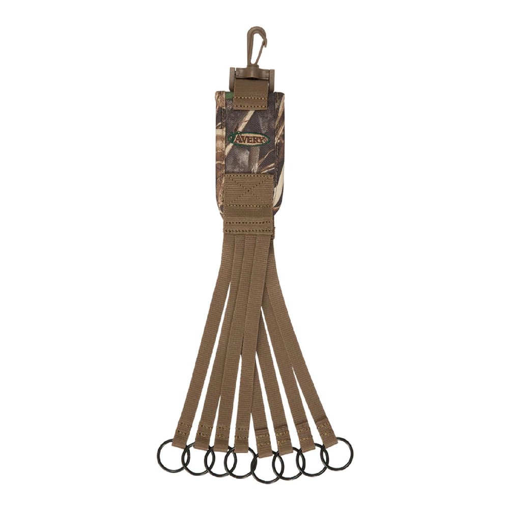 Avery Game Hog Strap for Waterfowl Hunting Holds Heavy Duck & Goose Loads with 8 Straps, Welded Steel Loops & Rugged Rubberized Backing, MAX7