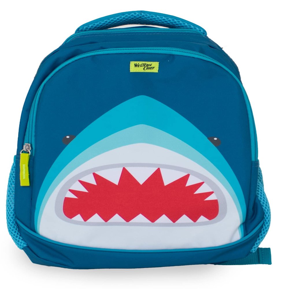 Western Chief Kid's Mini Shark Backpack, Blue, Small