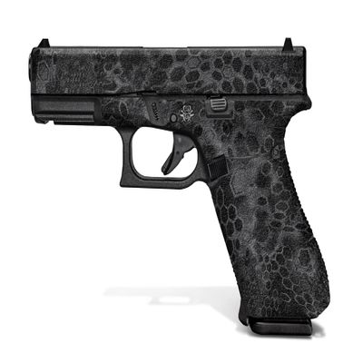 Decal Grip for Glock 19X / Glock 45 (Cryptic Camo - Black)