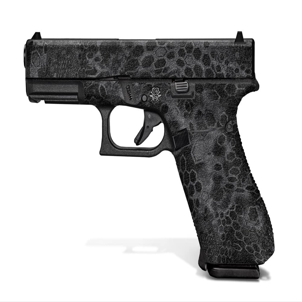 Decal Grip for Glock 19X / Glock 45 (Cryptic Camo - Black)