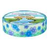 Country Brook Design - Blue April Blossoms Polyester Webbing Closeout (1 1/2 Inch, 5 Yards) view 1