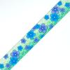 Country Brook Design - Blue April Blossoms Polyester Webbing Closeout (1 1/2 Inch, 10 Yards) view 2