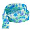 Country Brook Design - Blue April Blossoms Polyester Webbing Closeout (1 1/2 Inch, 20 Yards) view 4