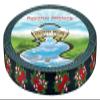 Country Brook Design - Black Candy Cane Polyester Webbing (1 Inch, 50 Yards) view 1