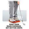 WHYGOLF Chipping Plate for Improved Chipping Technique - Weight Shift Balance Board, Golf Teaching & Golf Training Aid for Club Practice Equipment view 2