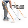 WHYGOLF Padded Golf Alignment Rods - Golf Alignment Sticks with Protective Padding, Create Golf Swing Trainer Angles Like Pro Trainers with Our Golf Training Tool view 2