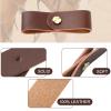 Chunful 6 Pcs Halter Breakaway Replacement Strap Breakaway Halter Replacement Straps Horse Leather(Brown) view 3