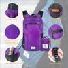 4Monster Hiking Daypack,Water Resistant Lightweight Packable Backpack for Travel Camping Outdoor (Purple, 24L) view 2