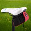 Bike Seat Bag, Super Light Bike Rear, Bicycle Saddle Bag,Water Resistant,Velcro Straps, High Shear Resistance,For Mountain, Beach (red), saddle bag cycling seat storage bike tail rear pouch bicyc view 2