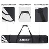 ADBEE Ski Bag  Padded Ski Bag with Durable Handle  Waterproof Fully Padded Ski Strap Carrier  Reliable 600D Oxford Fabric  Heavy-Duty Zippers and Buckles (Black, 160) view 2