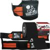 Wrist Wraps 1p - Orange Bundle with Kinesiology Tape 1p - Black view 1