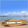 Soft Top Foam 10.5ft Stand Up Inflatable Paddle Boards | for Beginners and All Levels | Includes Leash and Multiple Fin Options Brown view 2