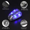 Tactical Helmet Signal Light Optional 4 Modes with Visible LED + IR Constant-on/Strobe, Waterproof Ladybird Survival Identification Lamp for Outdoor Sports view 4
