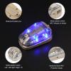 Tactical Helmet Signal Light Optional 4 Modes with Visible LED + IR Constant-on/Strobe, Waterproof Ladybird Survival Identification Lamp for Outdoor Sports view 4
