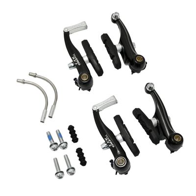 TEKTRO RX1 Mini-V Brake Cyclocross Brake Set (Front+Rear), Black, MH2652