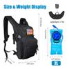 Hydration Backpack with 2L Water Bladder Tactical Molle Water Backpack for Men Women Hydration Pack for Hiking, Biking, Running and Climbing view 2