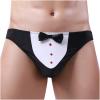 Cambkatl Mens Waiter Cosplay Sexy Tuxedo G-String Bow Tie Thong Lingerie Underwear Costume Briefs for Sex Naughty view 4