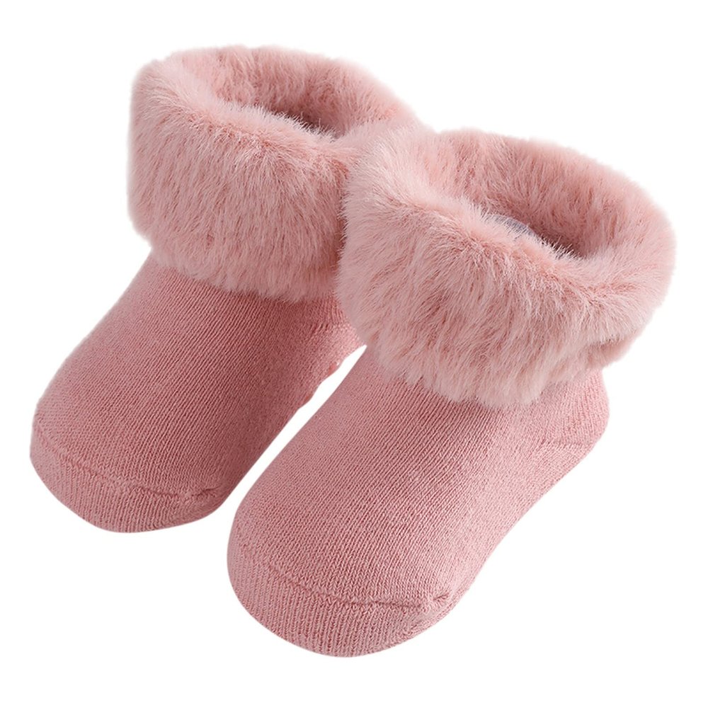 Baby Sock For Winter Warm Socks Toddlers Boys Girls Children Socks Princess Socks Floor (Watermelon Red, 0-6 Months)