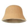 Minache Women Winter Wool Felt Bucket Hat Vintage Cloche Bowler Hat Solid Reversible Double-Side-Wear Fisherman Hats, Beige/Khaki view 1