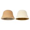 Minache Women Winter Wool Felt Bucket Hat Vintage Cloche Bowler Hat Solid Reversible Double-Side-Wear Fisherman Hats, Beige/Khaki view 3