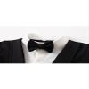 Abolai Baby Boys Fake 2 Pieces Suit Gentleman Outfit Wedding Clothing Set Black 70 view 3