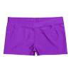 YONGHS Kids Girls Dance Shorts V-Front Waistband Sports Yoga Athletic Bottoms Gymnastics Boy-Cut Booty Shorts Purple 13-14 Years view 4