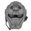 Airsoft Helmet, All-in-One Design Built-in Detachable Tactical Headset Anti-Fog Fan Shade Sliding Goggles,Paintball CS Cosplay Helmet view 1