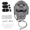 Airsoft Helmet, All-in-One Design Built-in Detachable Tactical Headset Anti-Fog Fan Shade Sliding Goggles,Paintball CS Cosplay Helmet view 2