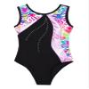 Fldy Gymnastic Leotards for Girls Kids Sparkly Diamond Tank Top Leotard Ballet Dance One Piece Outfit Colorful Heart 8 view 3