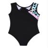 Fldy Gymnastic Leotards for Girls Kids Sparkly Diamond Tank Top Leotard Ballet Dance One Piece Outfit Leopard 10 view 4