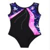 Fldy Gymnastic Leotards for Girls Kids Sparkly Diamond Tank Top Leotard Ballet Dance One Piece Outfit Navy,blue 12 view 3