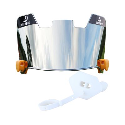 DUTYBOD Football Visor The Football Helmet Eye-Shield for Youth & Adult (Silver)