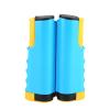 Retractable Table Tennis Net Rack Fashionable Safe Wavy ed ge Portable Pong Balls Net Rack(Blue), Comesee Retractable Pong Net for Any Table, Pong net Table Tennis for Any Topper Pool tab view 1