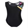 Fldy Gymnastic Leotards for Girls Kids Sparkly Diamond Tank Top Leotard Ballet Dance One Piece Outfit Yellow 8 view 2