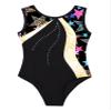 Fldy Gymnastic Leotards for Girls Kids Sparkly Diamond Tank Top Leotard Ballet Dance One Piece Outfit Yellow 8 view 3