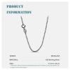 925 Sterling Silver Snowflake/Tombstone Pendant Necklace for Women, Costume Dress Up Necklace for Christmas/Halloween Black view 3