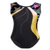Fldy Gymnastic Leotards for Girls Kids Sparkly Diamond Tank Top Leotard Ballet Dance One Piece Outfit Yellow 12 view 1