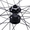 27.5 Inch Bicycle Mountain Bike Wheel Set, Aluminum Alloy Rim Disc Brake MTB Wheelset, Quick Release Front Back Wheels Black Bike Wheels view 4