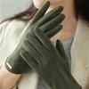 LKEEP Women's Winter Gloves - Windproof, Fleece Lined, Thick Warm Gloves (Army Green) view 3
