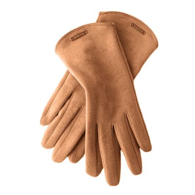 LKEEP Women's Winter Touch Screen Windproof Gloves - Fleece Lined, Thick Warm Gloves (Khaki)