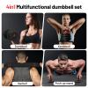 Adjustable Weights Dumbbells Set, Free Weights Workout Equipment Used as Barbell/Kettlebells/Push up Stand, Fitness Workout Equipment for Home Gym for Youth,Women/Men, 30lb (15lb*2) view 2