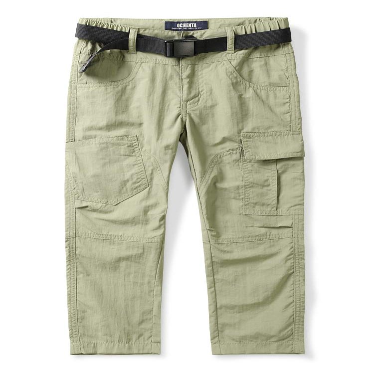 Mesinsefra Boys Hiking Pants,Kids Outdoor Quick Dry Lightweight Hiking Climbing Camping Fishing Trousers Khaki 12-130-US 8-9 Years