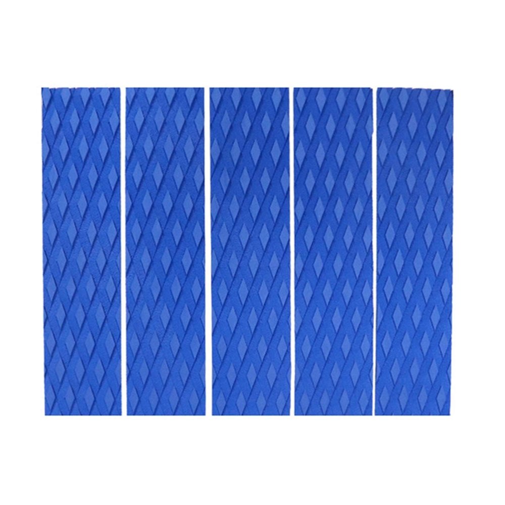 5 Piece Stomp Pad Surfboard EVA Traction Pad with 3M Adhesive for Surfboard Funboard Fish Skimboard
